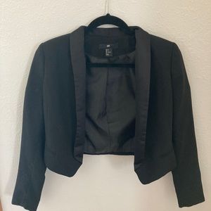 H&M black suit jacket